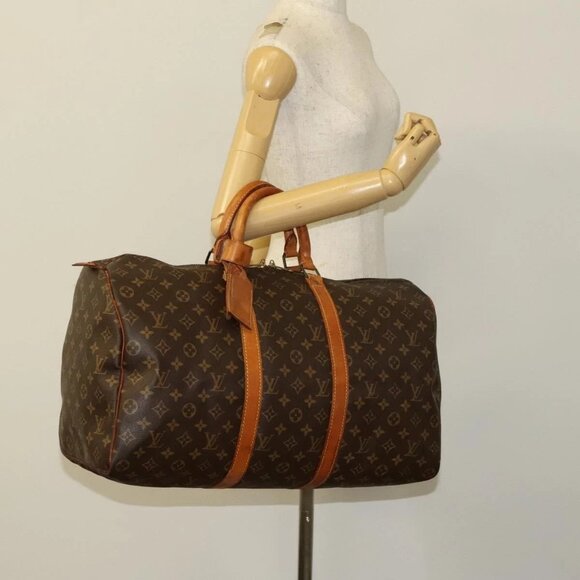 LOUIS VUITTON Monogram Keepall 50 Boston Bag - Picture 14 of 16